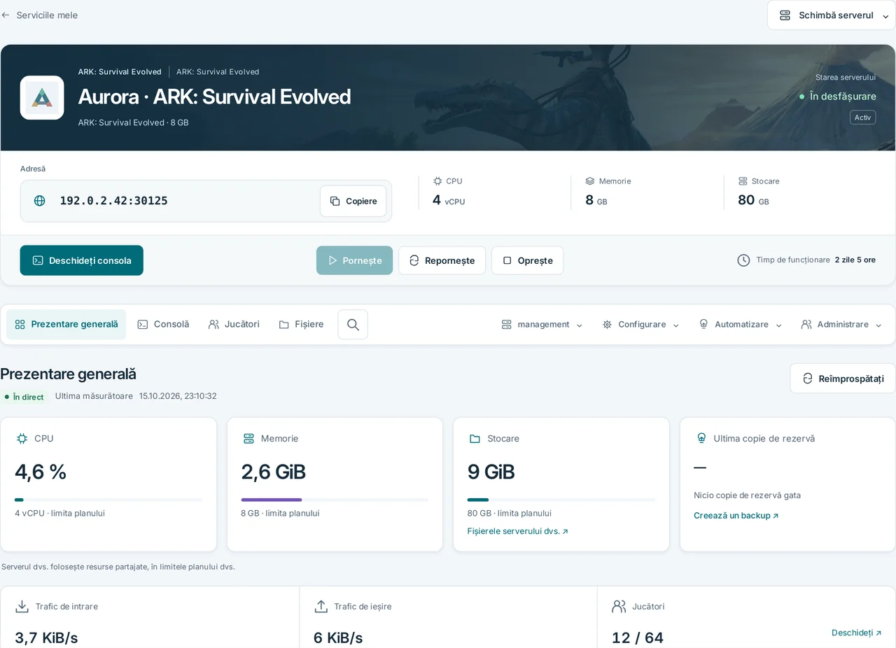 CubixServ · Prezentare generală