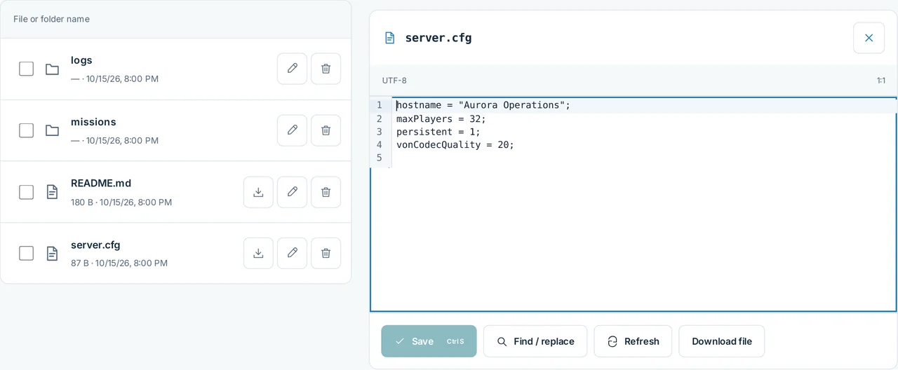 CubixServ · Files