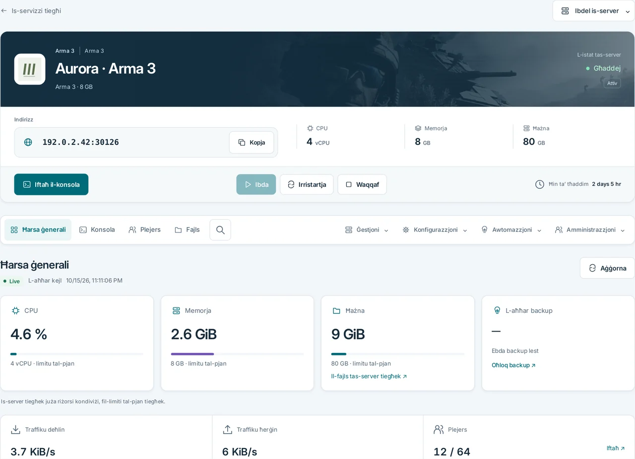 CubixServ · Ħarsa ġenerali
