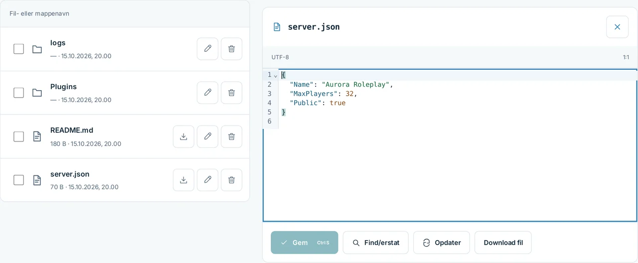 CubixServ · Filer