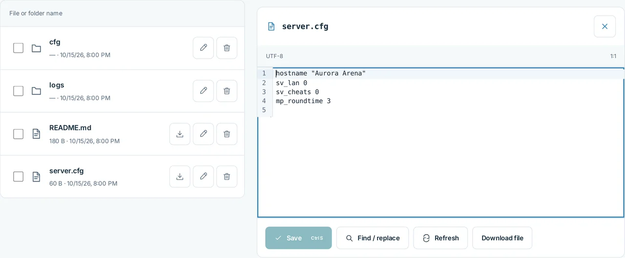 CubixServ · Files