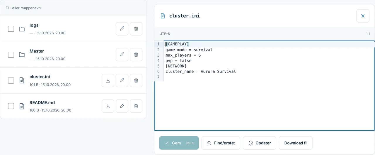 CubixServ · Filer