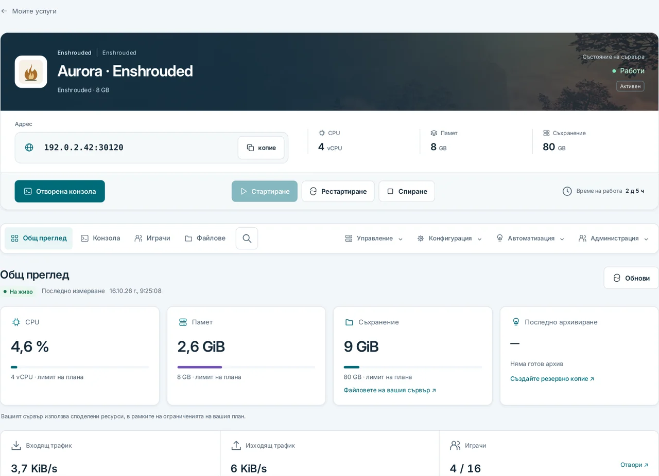 CubixServ · Общ преглед