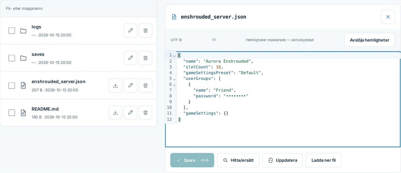 CubixServ · Filer