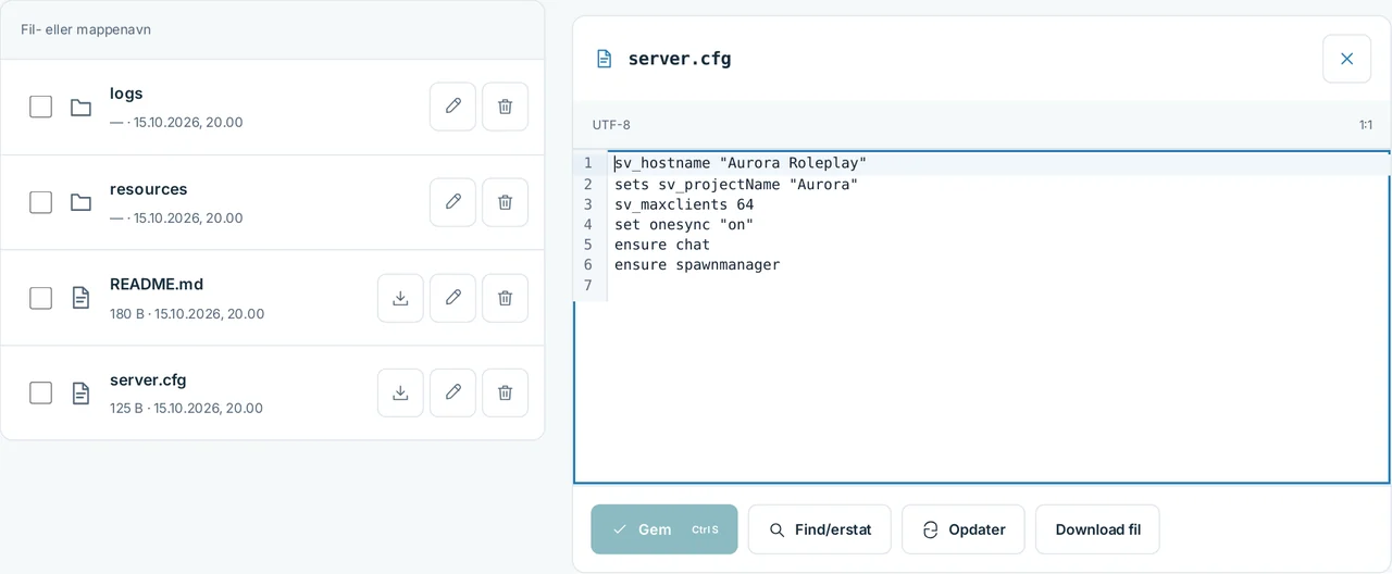 CubixServ · Filer