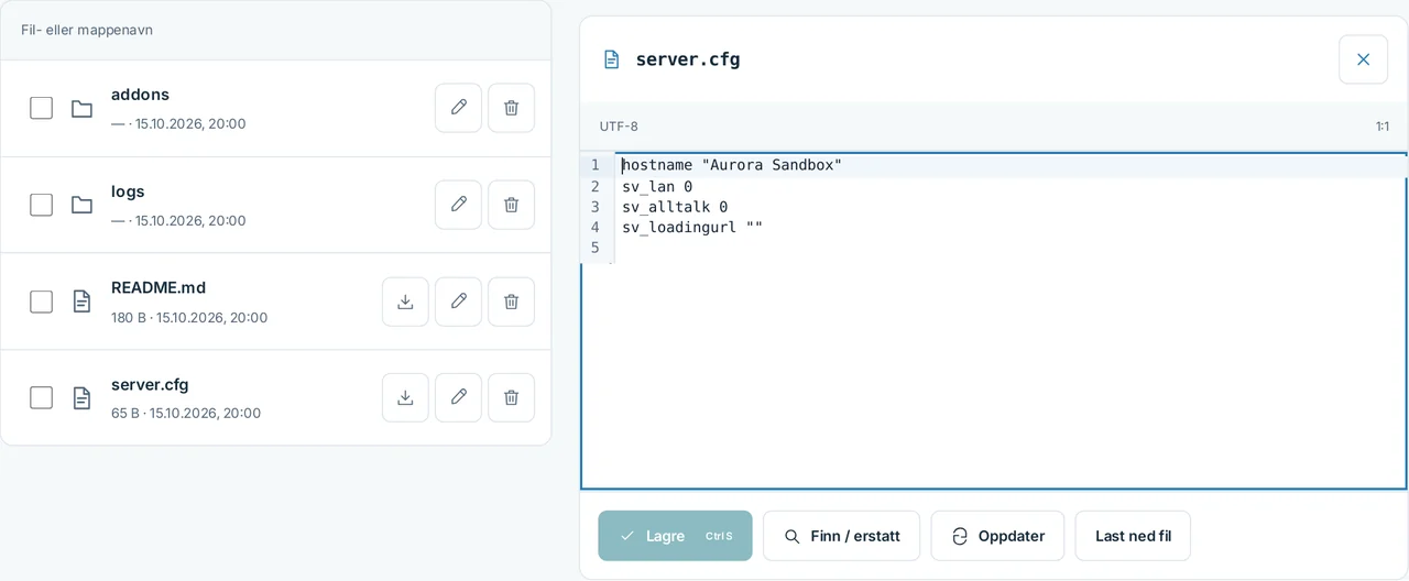CubixServ · Filer