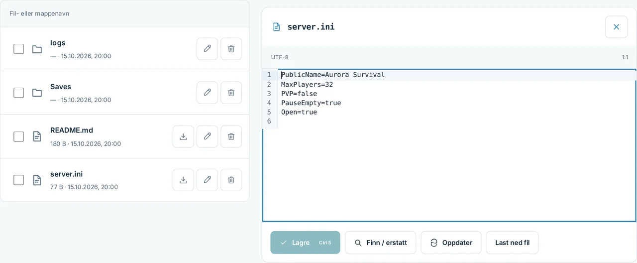 CubixServ · Filer