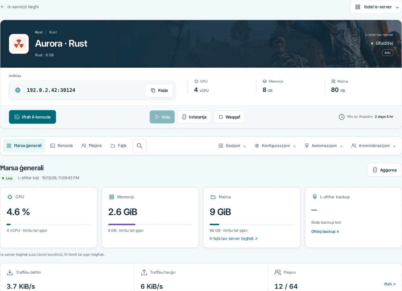CubixServ · Ħarsa ġenerali
