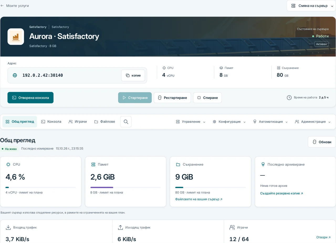 CubixServ · Общ преглед