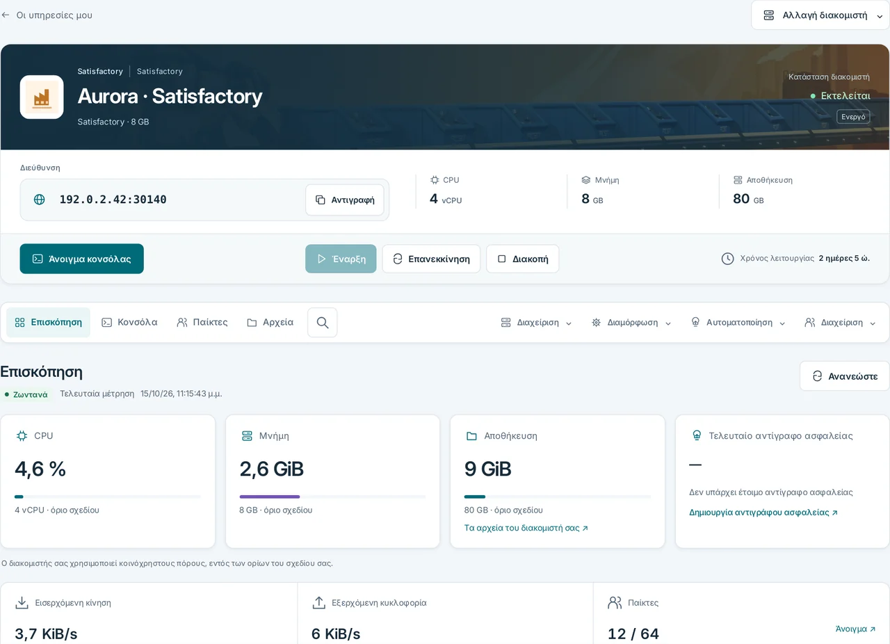CubixServ · Επισκόπηση