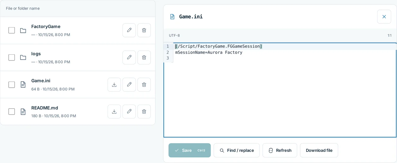 CubixServ · Files