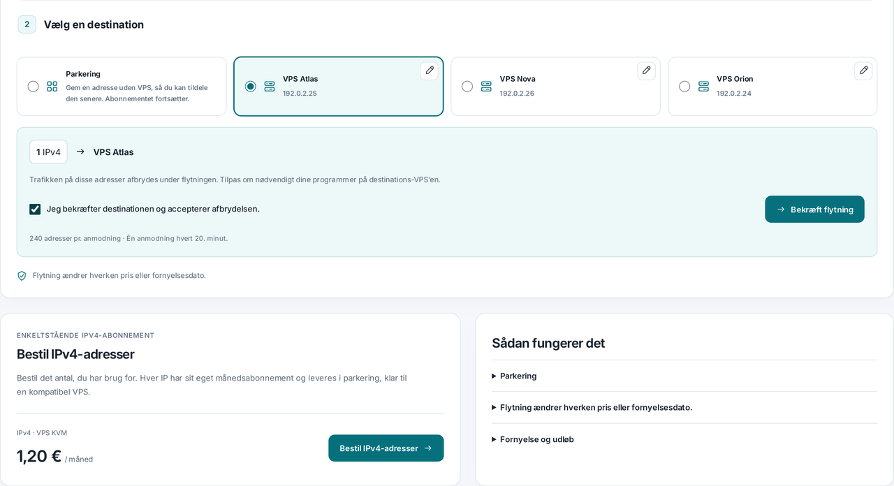 CubixServ · Netværk og IP