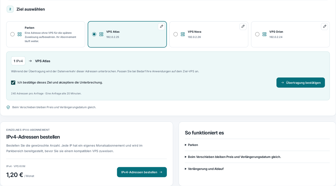 CubixServ · Netzwerk & IPs